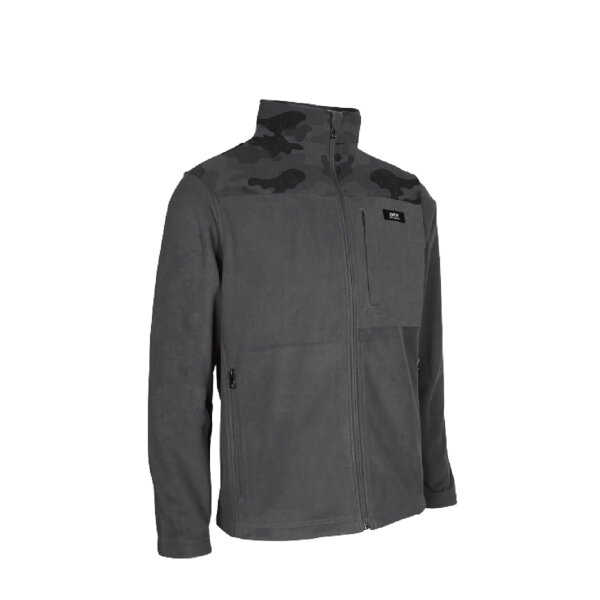 BKK Heavy Fleece Grey/Camo Fleecejacke