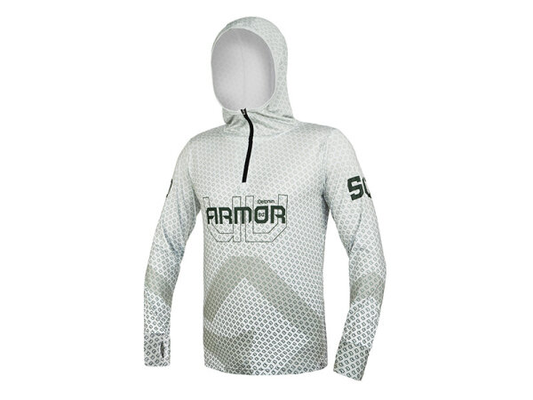 Delphin UV ARMOR 50+ Kapuzen T-Shirt Olive