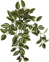 Repto Plant Hanging Green/White 46cm