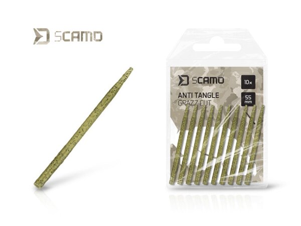 Delphin Anti Tangle  sCAMO GRAZZ Cut 10 Stk 55mm