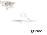 Delphin Anti Tangle  sCAMO GRAZZ Cut 10 Stk 55mm