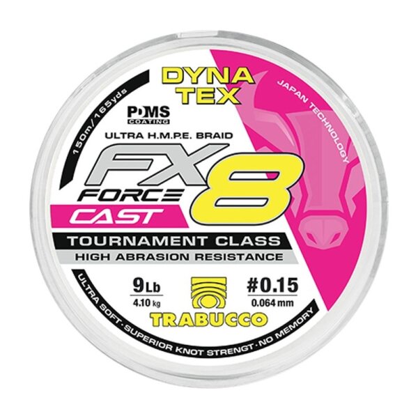 Trabucco Dyna-Tex FX8 Cast 150m Neon Pink