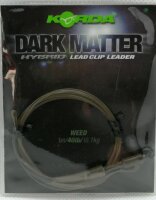 Korda Dark Matter Hybrid Lead Clip Leader 40lb 18,1kg 1m