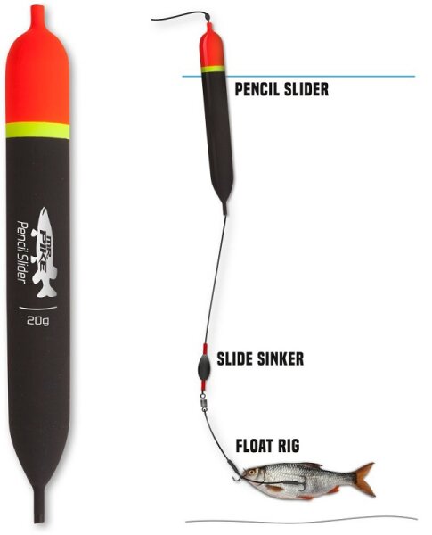 Mr.Pike  Pencil Slider 180mm schwarz 30g