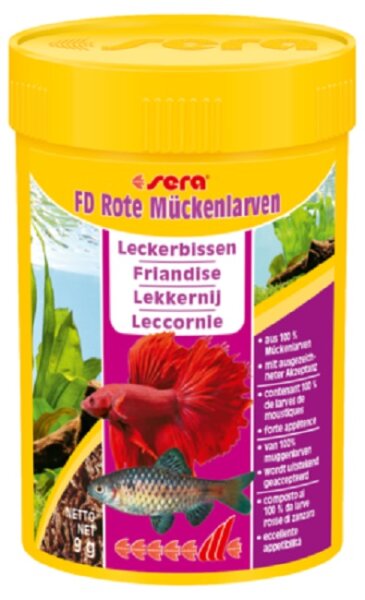 sera FD Rote Mückenlarven