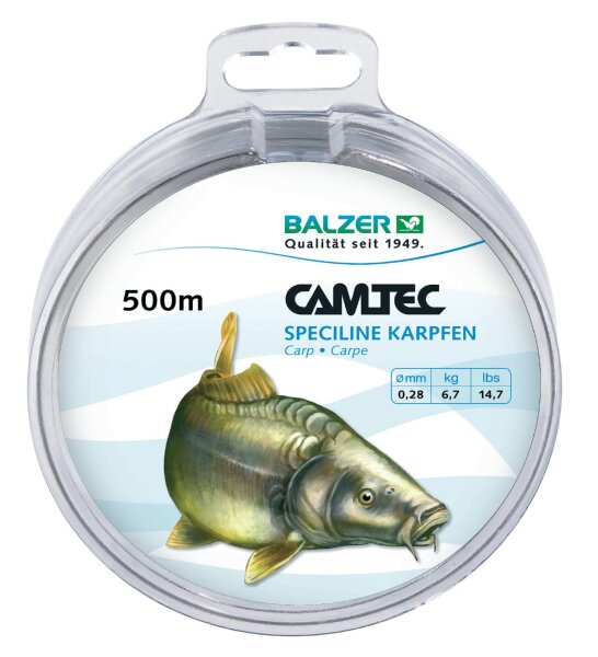 Camtec Speciline  Karpfen 500m 0,28mm 6,7kg